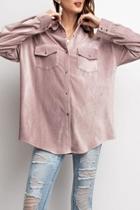  Soft-corduroy Button Down