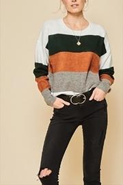  Plus Colorblock Sweater