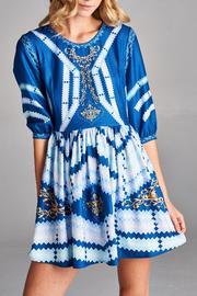  Geo-print Mini Dress
