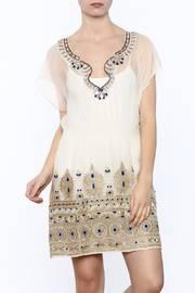  Blue Embroidery Dress