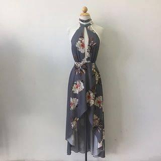  High Low Floral Dress