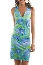  Swerve Palm Dress