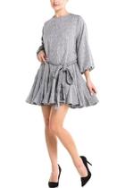  Grey Flare Dress