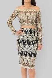  Golden Lace Skirt