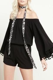  Tassel Trim Romper