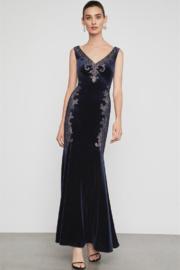  Velvet & Lace Gown