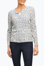  Tile Print Cardigan
