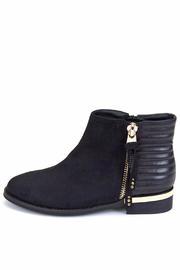  Black Flat Bootie