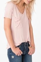  Shimmer Pocket Tee