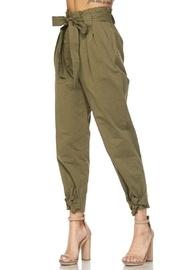  Olive Paperbag Pants