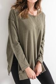  Oversized Olive Sweatshirt