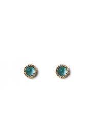  Blue Zircon Studs