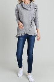  Cowl Ruffle Top