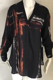  V-neck Placket Top