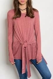  Mauve Tie Top