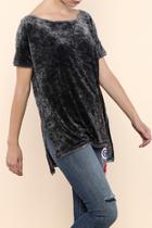  Velour Boxy Tee