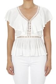  Ladder Peplum Top