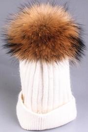  Mink Pompom Hat