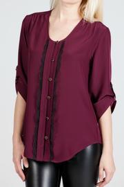  Wine Skylar Blouse