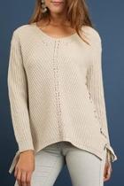  Grommet Lace Sweater