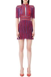  Striped Fringe Dress