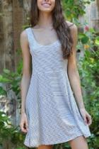  Off-white Striped Dress