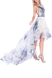  Romantic Floral Blue Dress