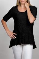  Scoop Textured Top