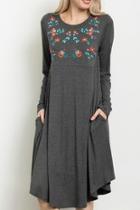  Midi Embroidered Dress