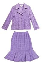  Lilac Plaid Suit