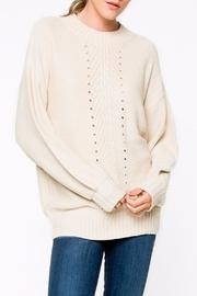  Braided Front Sweater
