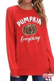  Pumpkin Graphic Top
