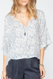  Light Print Blouse