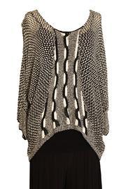  Mesh Knit Sweater