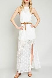  Lace High-neck Maxi-dress