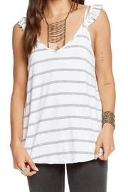  Stripe Ruffle Cami