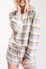  Rainbow Stripe Pullover