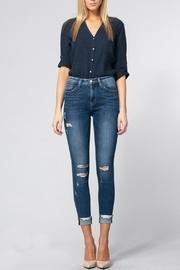  Whisker Raw-cuff Denim