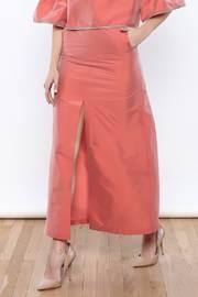  Salmon Maxi Skirt