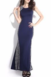  Navy Long Dress