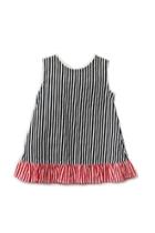  Black/white A-line Dress