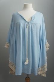  Bat-winged Gauze Top