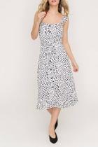  Speckled Midi Dress
