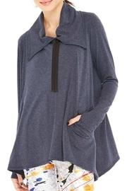  Draped Wrap Jacket