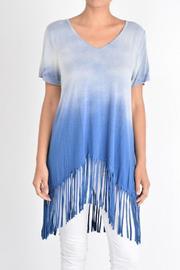  Ombre Fringe Top