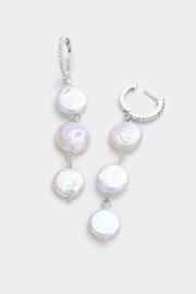  Pearl Rhinestone Earring