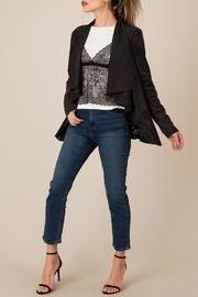  Cut-out Suede Jacket