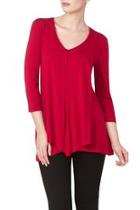  Red Flyaway Top