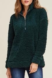  Green Fleeced Pullover