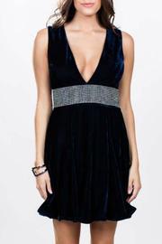  Velvet Rhinestone Dress
